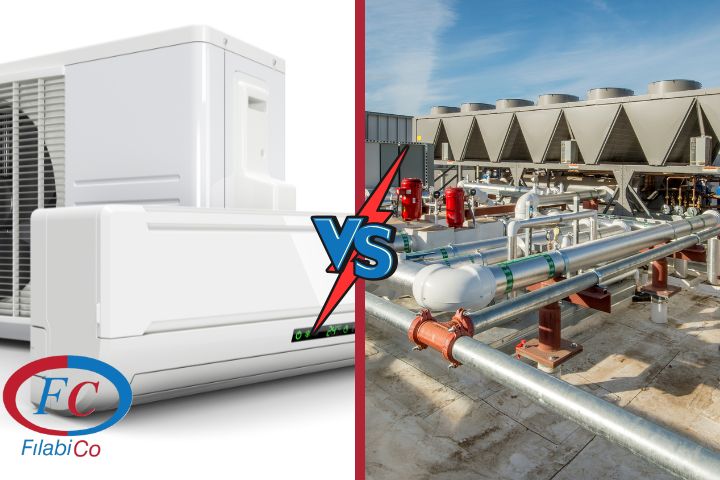 ducted split vs rooftop units
