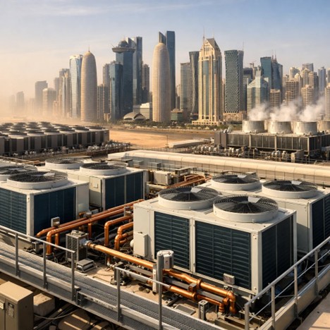 VRF vs chiller for Doha high-rises