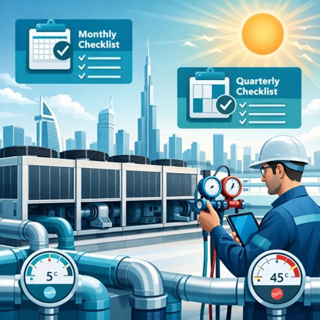 Chiller Maintenance Checklist in Dubai