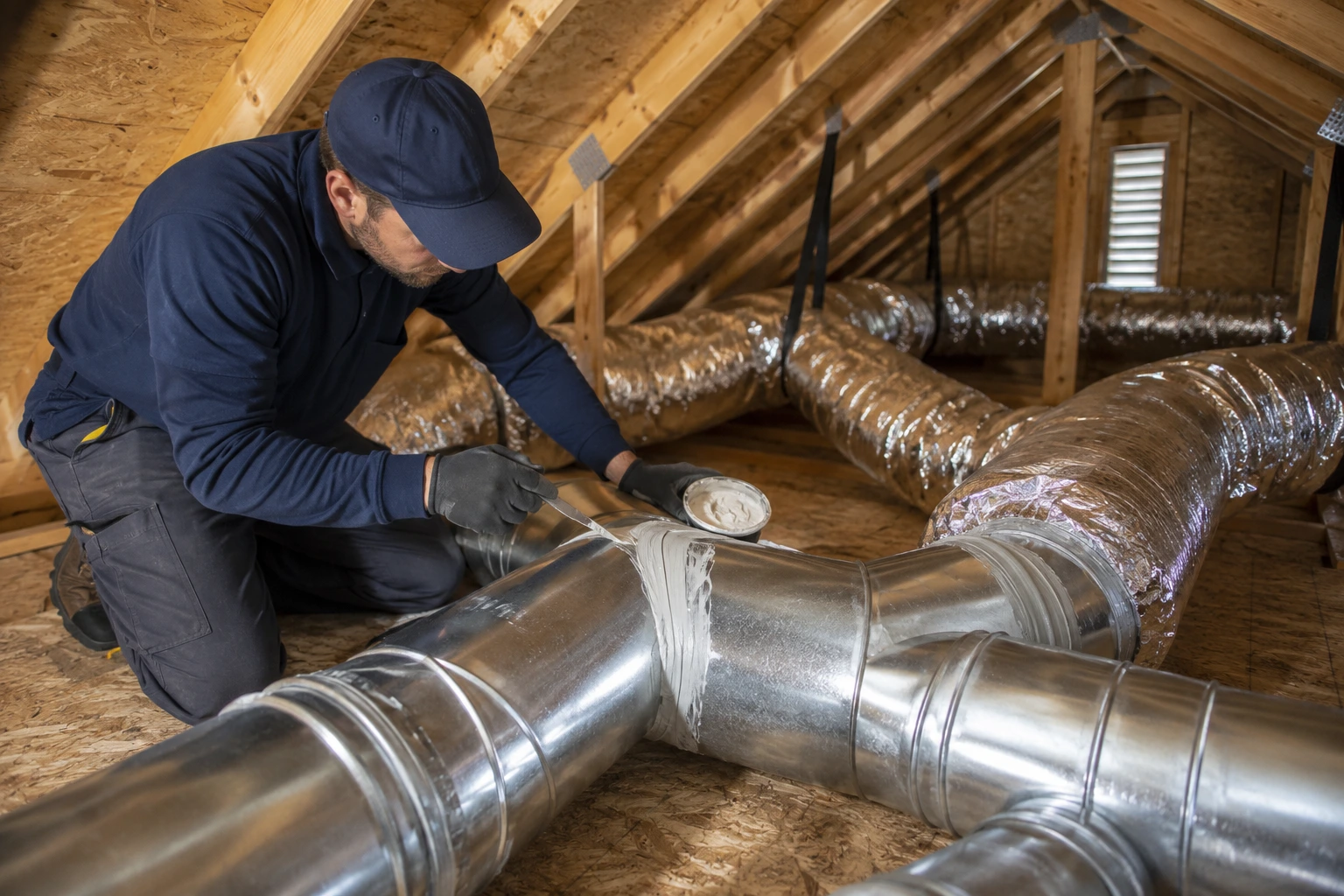 Duct Sealing and Insulation