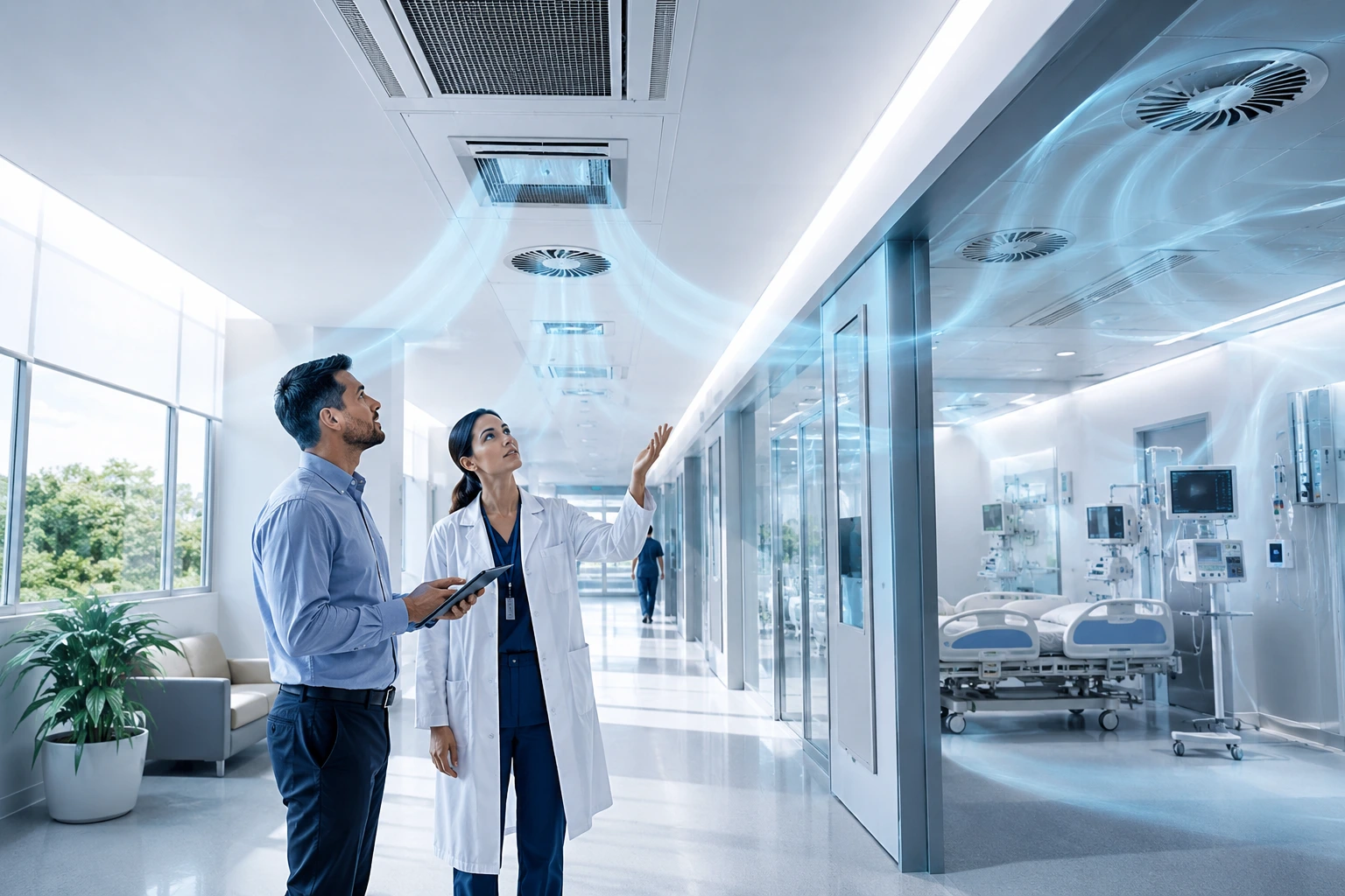 WHO ventilation standards for hospitals